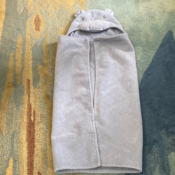 Pottery Barn Kids Other - Pottery Barn baby hippo towel